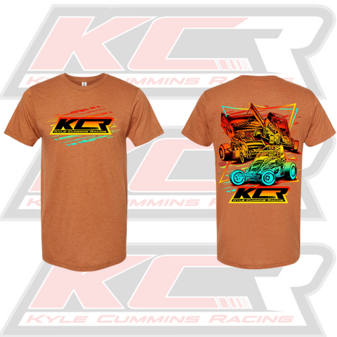 2024 KCR 3Car Lifestyle Rust T-Shirt