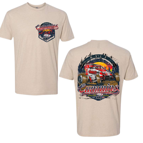 2025 Fall Nights Cream T Shirt