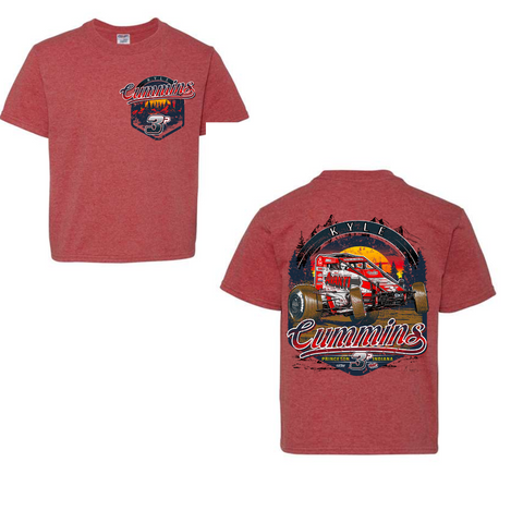 2025 Fall Nights Heather Red YOUTH T-Shirt
