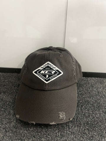 Distressed Grey KCR Diamond Patch Hat