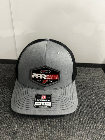 Grey/Black Richardson 112 Team Patch Hat