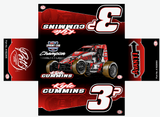 (PRE ORDER ONLY) 2025 USAC CHAMPION -- Kyle Cummins #3P -- 1:18 Diecast Collectible